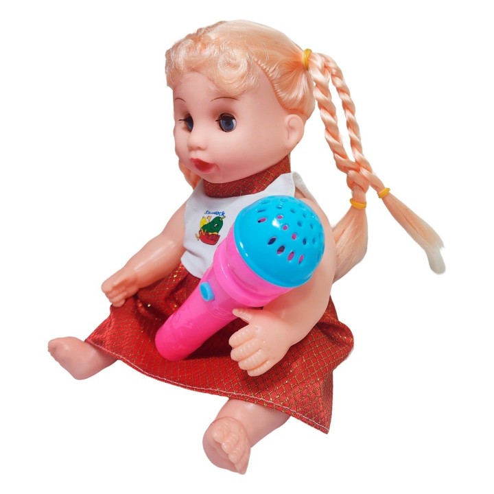 Muñeca Vestido Con Microfono En Bolso Juguete Niñas