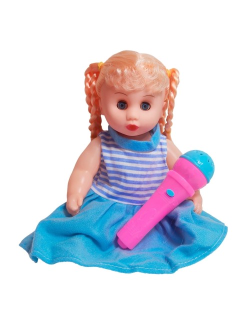 Muñeca Vestido Con Microfono En Bolso Juguete Niñas