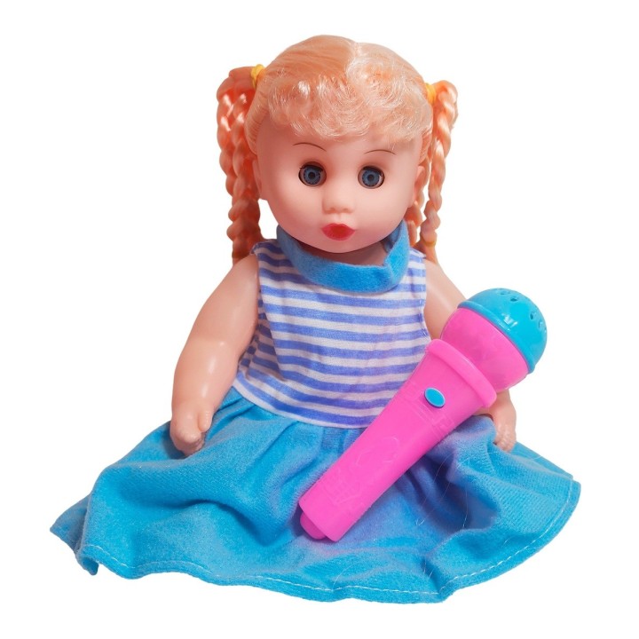 Muñeca Vestido Con Microfono En Bolso Juguete Niñas