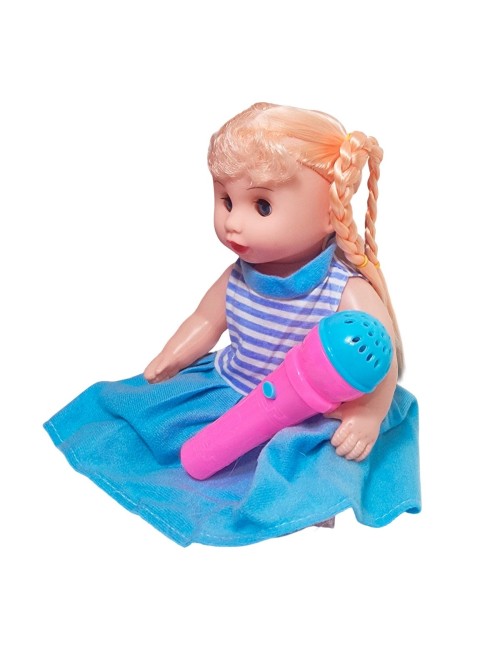 Muñeca Vestido Con Microfono En Bolso Juguete Niñas