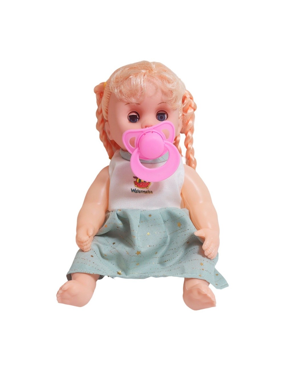 Muñeca Vestido Con Chupo En Bolso Juguete Niñas