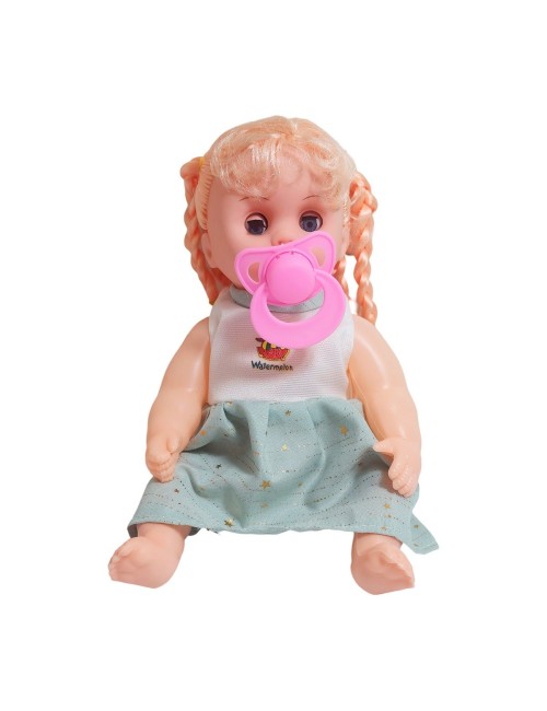 Muñeca Vestido Con Chupo En Bolso Juguete Niñas