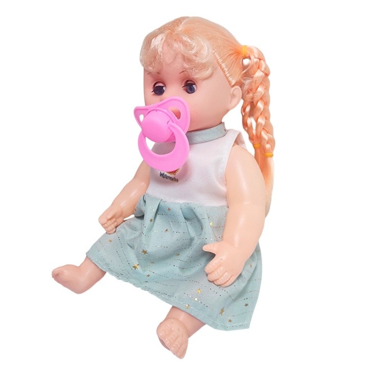 Muñeca Vestido Con Chupo En Bolso Juguete Niñas