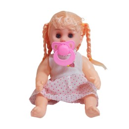 Muñeca Vestido Con Chupo En Bolso Juguete Niñas