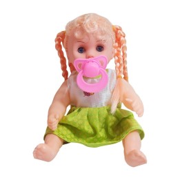 Muñeca Vestido Con Chupo En Bolso Juguete Niñas