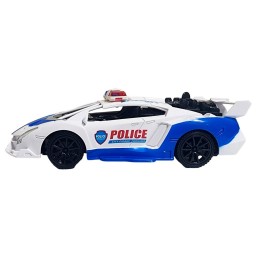 Carro Policia Deportivo Policia Sport Recargable Control