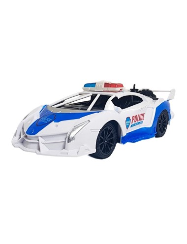 Carro Policia Deportivo Policia Sport Recargable Control