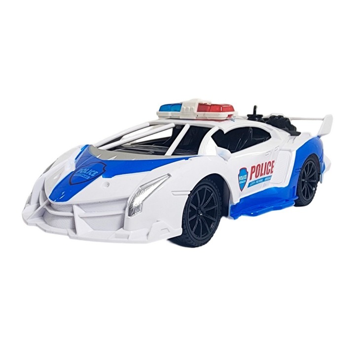 Carro Policia Deportivo Policia Sport Recargable Control