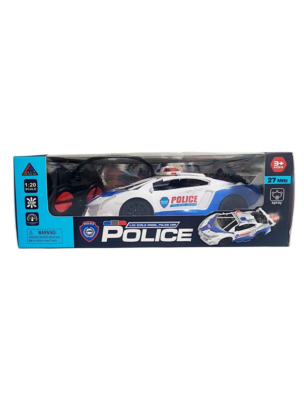 Carro Policia Deportivo Policia Sport Recargable Control