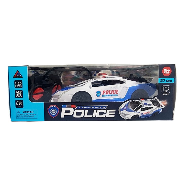 Carro Policia Deportivo Policia Sport Recargable Control
