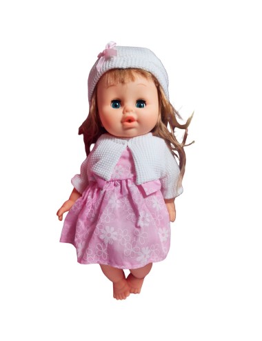 Muñeca Bebe Realista Con Tetero Secador De Juguete Niñas