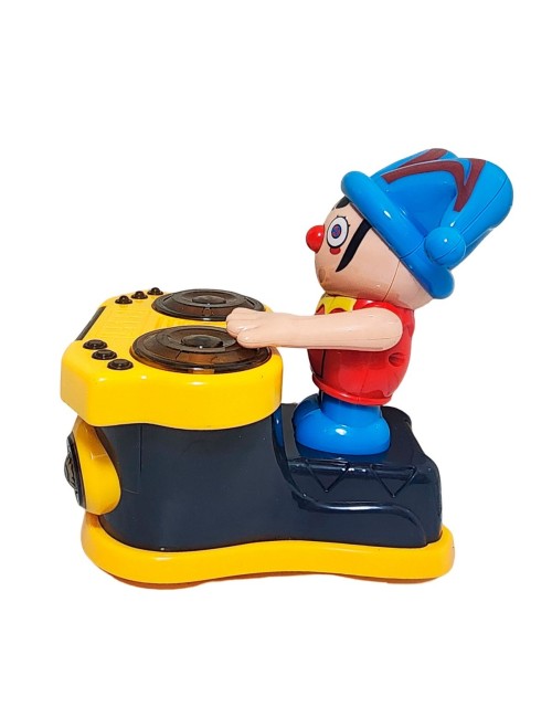 Payaso Robot Dj Musica Movimiento Luces Juguete + Baterias