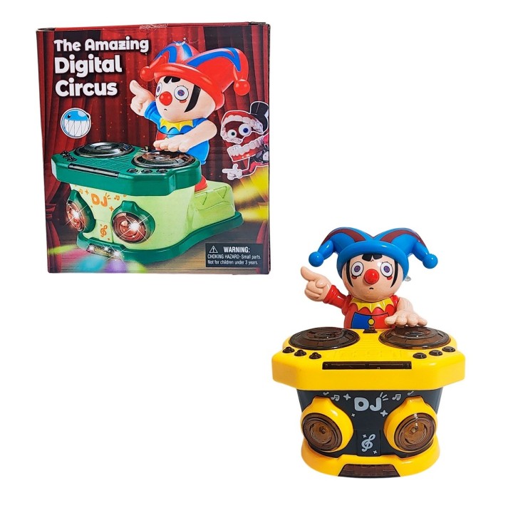 Payaso Robot Dj Musica Movimiento Luces Juguete + Baterias
