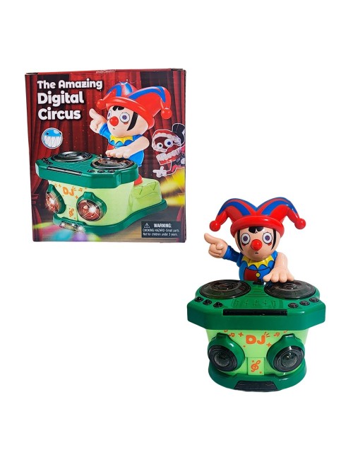 Payaso Robot Dj Musica Movimiento Luces Juguete + Baterias