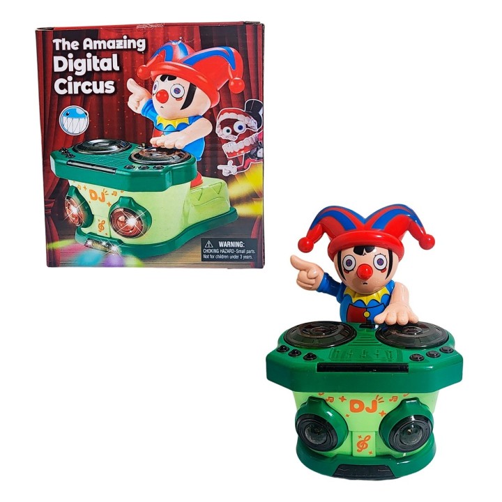 Payaso Robot Dj Musica Movimiento Luces Juguete + Baterias