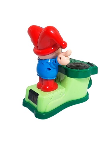 Payaso Robot Dj Musica Movimiento Luces Juguete + Baterias
