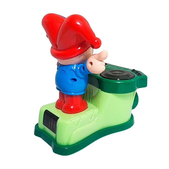 Payaso Robot Dj Musica Movimiento Luces Juguete + Baterias