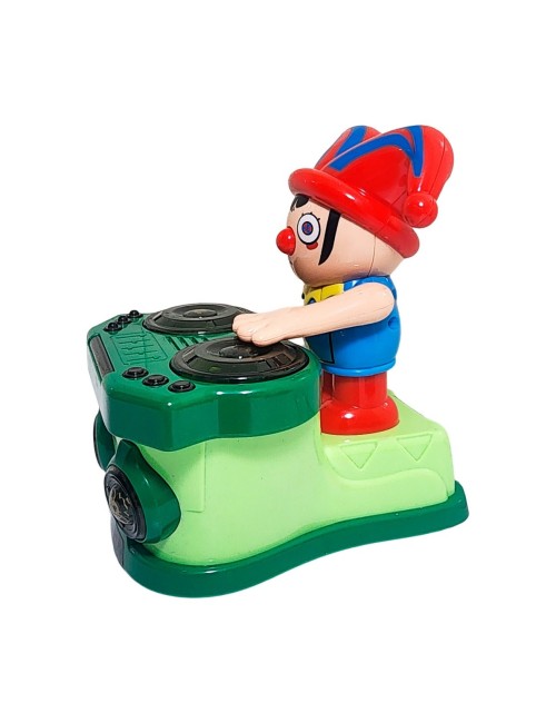 Payaso Robot Dj Musica Movimiento Luces Juguete + Baterias