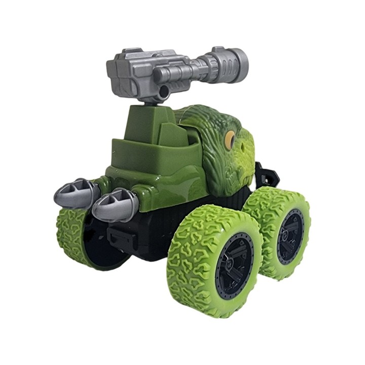 Carro Monster De Cuerda Dinosaurio Lanzador De Dardos