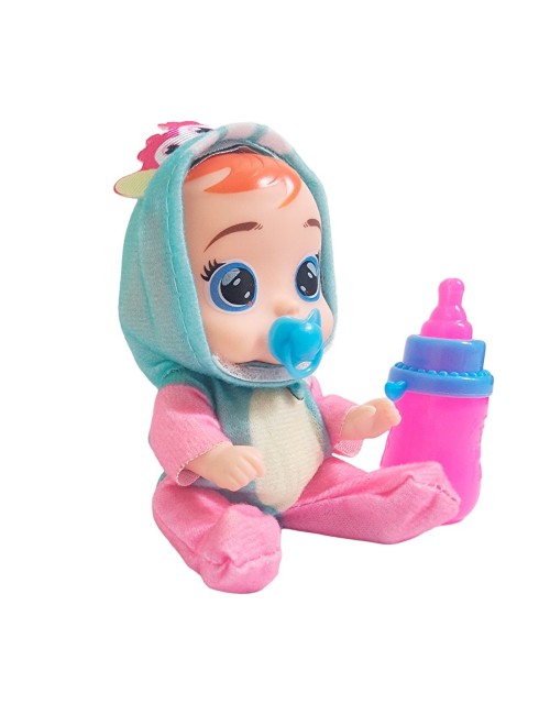 Muñeca Mini Pijama Colores + Chupo Y Tetero Juguete Niñas