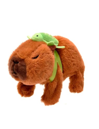 Muñeco Robot Capibara Movimiento Luces Sonido + Baterias