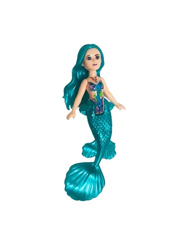 Muñeca Sirena Con Hija Sirena + Accesorios Juguete Niñas