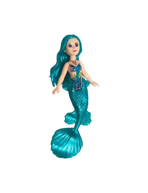 Muñeca Sirena Con Hija Sirena + Accesorios Juguete Niñas