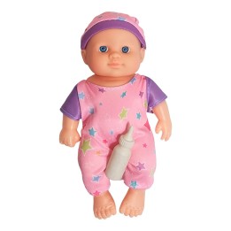 Muñeca Con Vestido Figura + Tetero Juguete Niñas