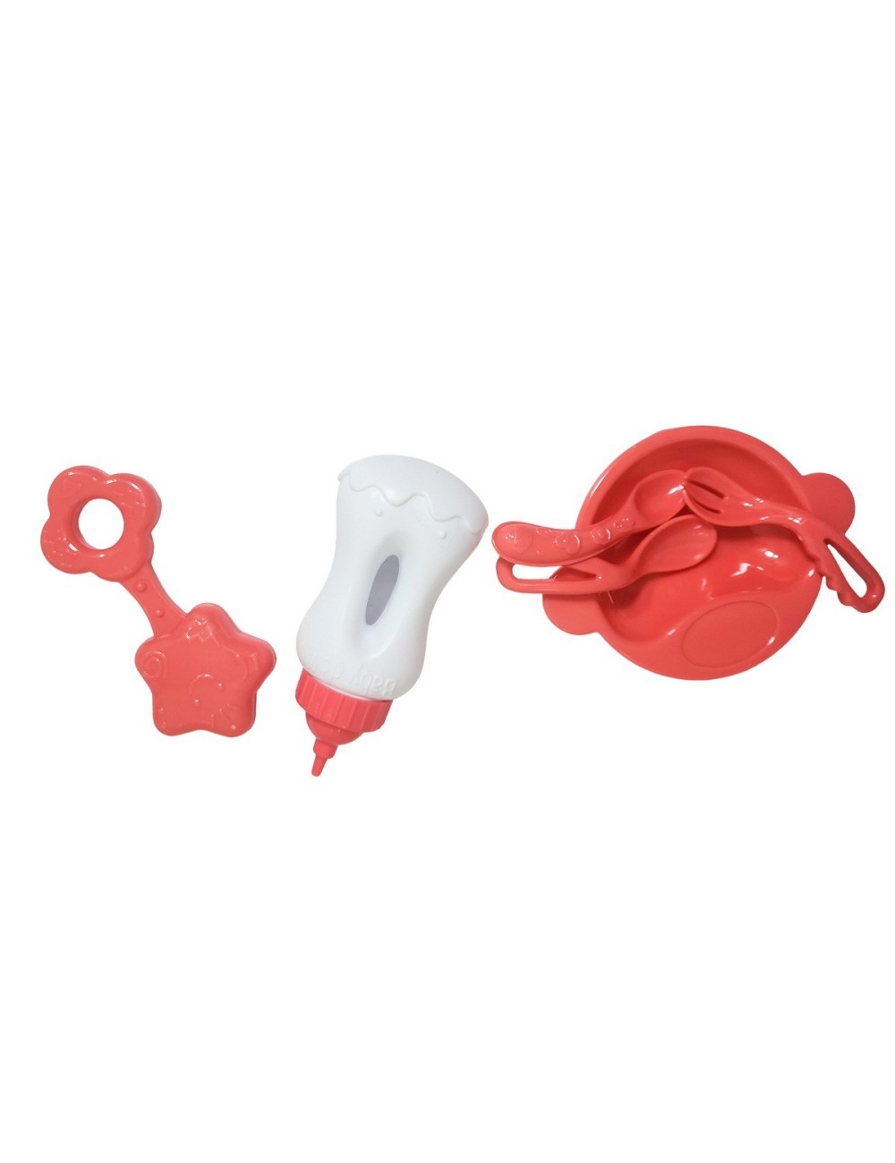 Muñeco Bebe Bata De Baño + Accesorios Juguete Niñas
