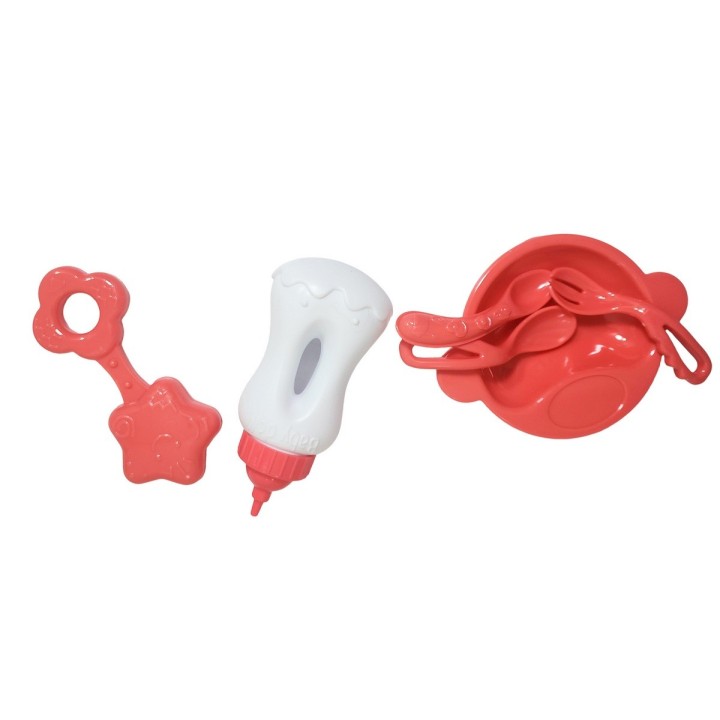 Muñeco Bebe Bata De Baño + Accesorios Juguete Niñas