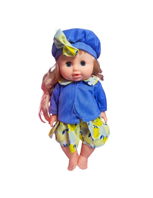 Muñeca Bebe Realista Con Vestido Tetero Peine Bacinilla Niña