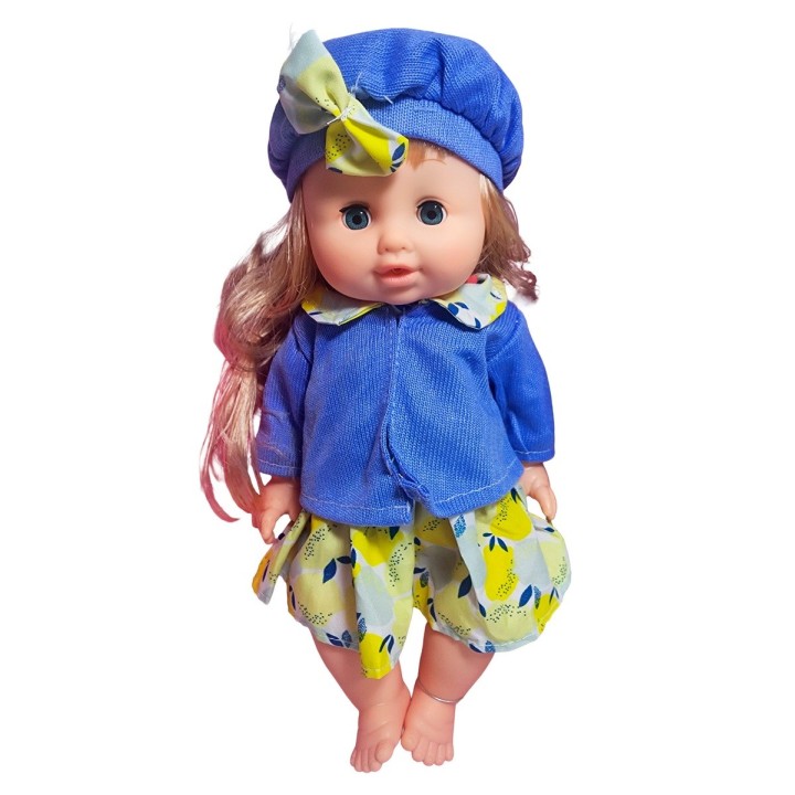 Muñeca Bebe Realista Con Vestido Tetero Peine Bacinilla Niña