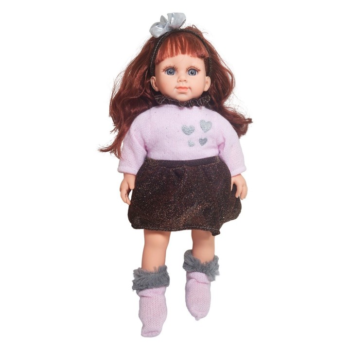 Mueñeca Bebe Realista Con Medias De Peluche Juguete Niñas