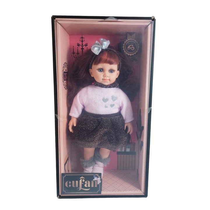 Mueñeca Bebe Realista Con Medias De Peluche Juguete Niñas