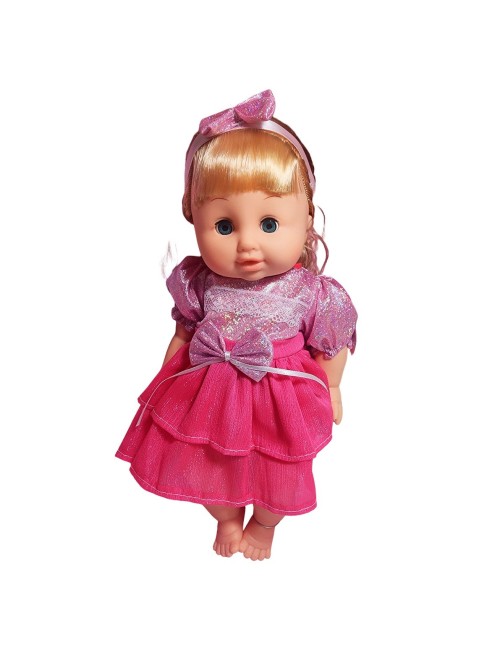 Muñeca Bebe Con Vestido + Accesorios Bacinilla Y Pañal