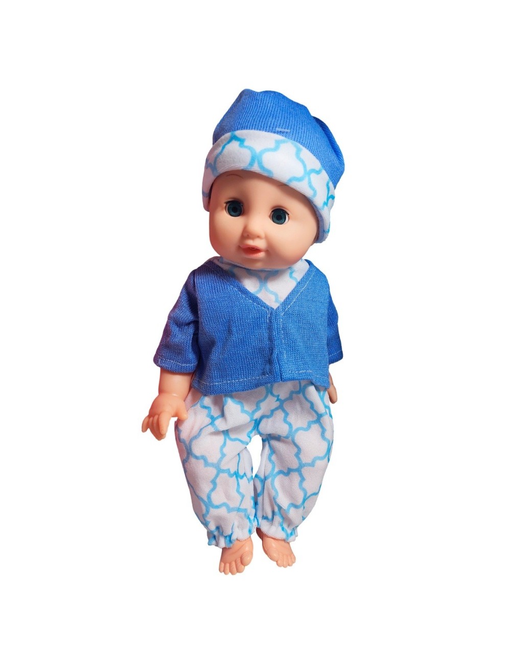 Muñeco Bebe Con Vestido +utencilios Juguete Niña Interactivo