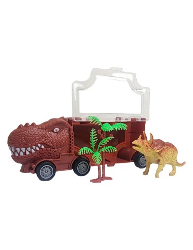 Carro Camion Dinosaurios Transporte Juguete Niños