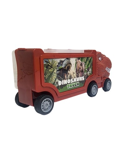 Carro Camion Dinosaurio Jurassic Transporte Juguete Niños