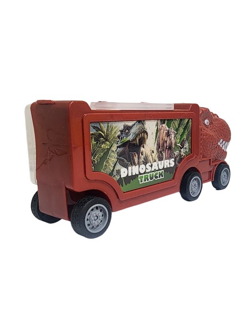 Carro Camion Dinosaurio Jurassic Transporte Juguete Niños