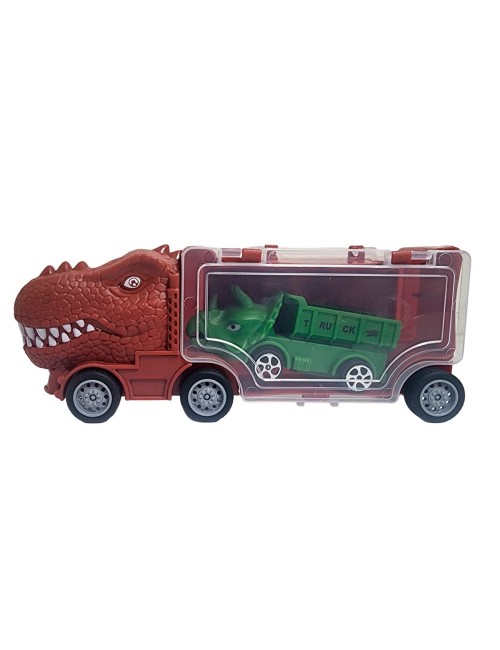 Carro Camion Dinosaurio Jurassic Transporte Juguete Niños