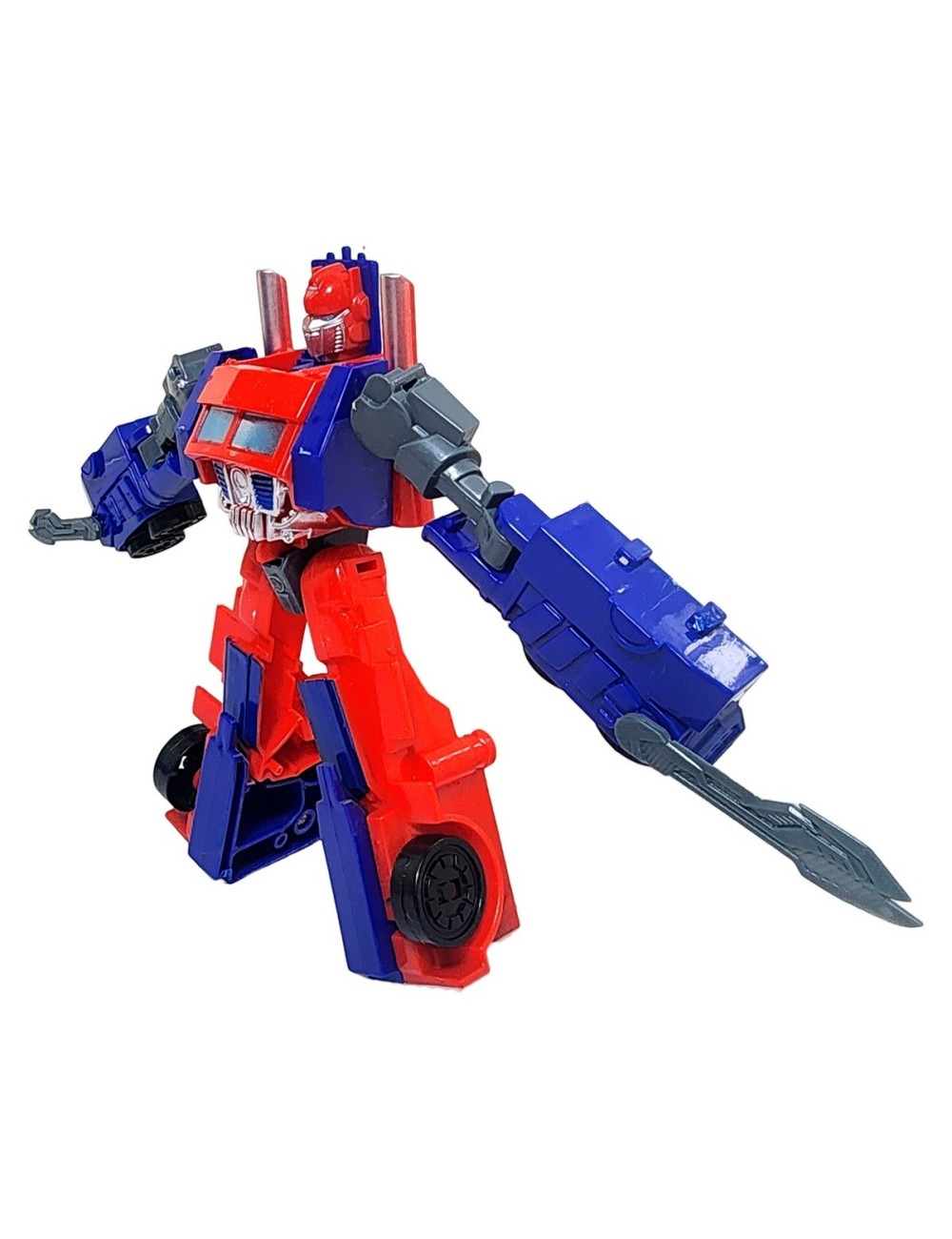 Figura Robot Rojo Transformers Coleccionable Juguete Niños