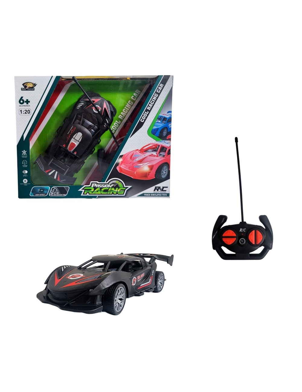 Carro Deportivo Control Remoto Passion Racing Recargable