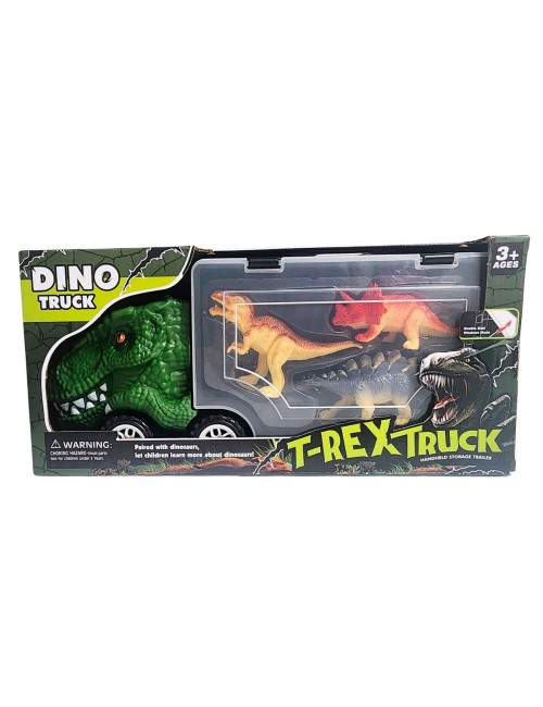Tractumula Camion Dinosaurio Rex Transporte Juguete Niños