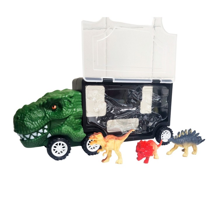 Tractumula Camion Dinosaurio Rex Transporte Juguete Niños