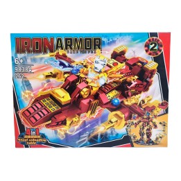 Super Heroe Nave Robot Figura Armable Armatodo Interactivo