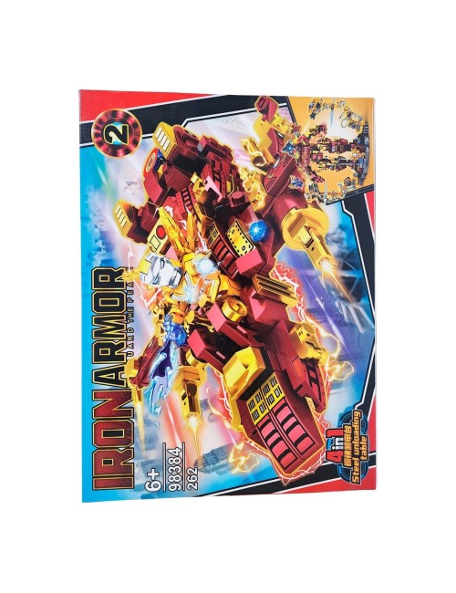 Super Heroe Nave Robot Figura Armable Armatodo Interactivo