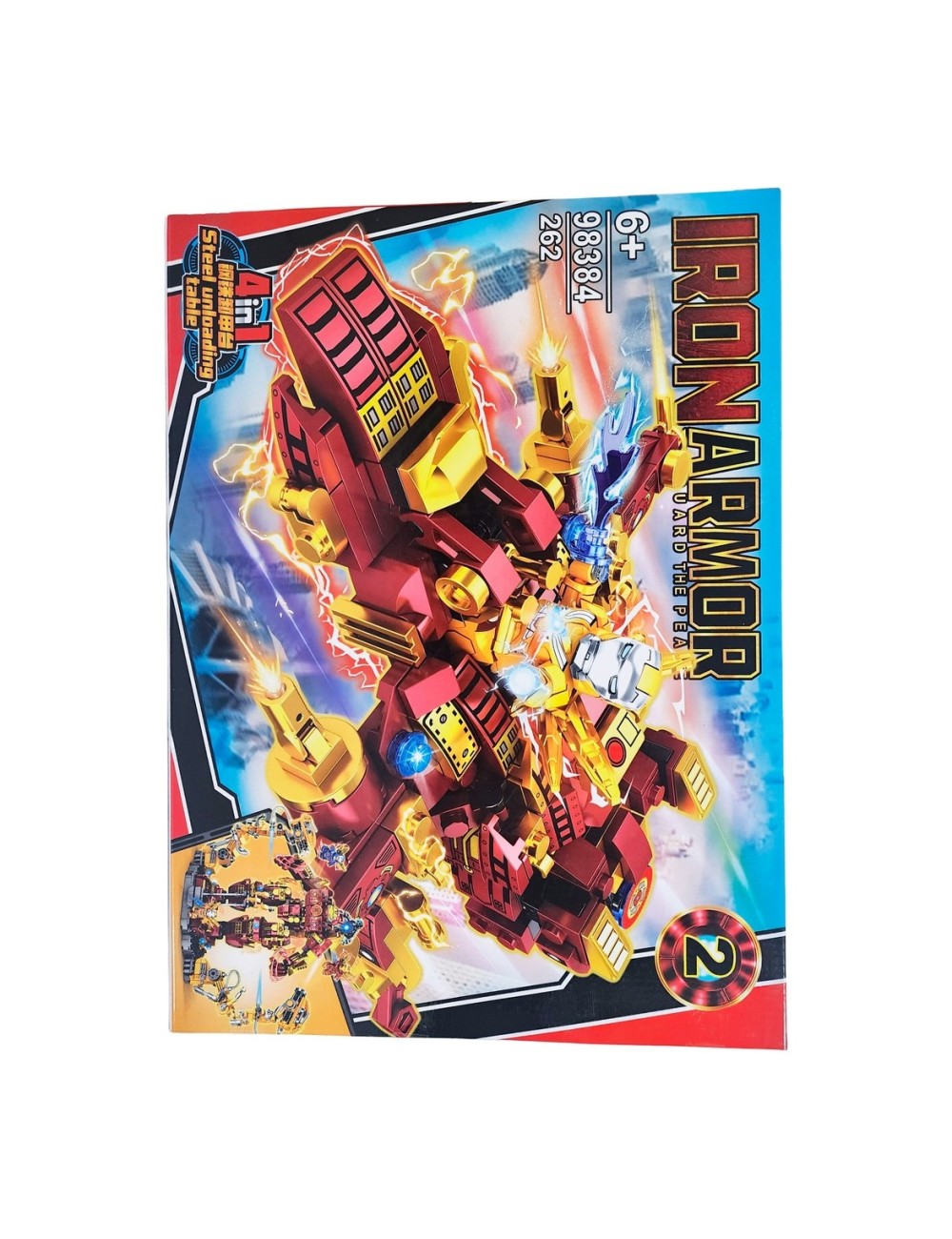 Super Heroe Nave Robot Figura Armable Armatodo Interactivo