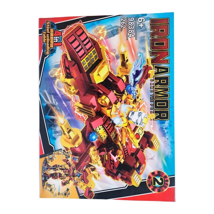 Super Heroe Nave Robot Figura Armable Armatodo Interactivo
