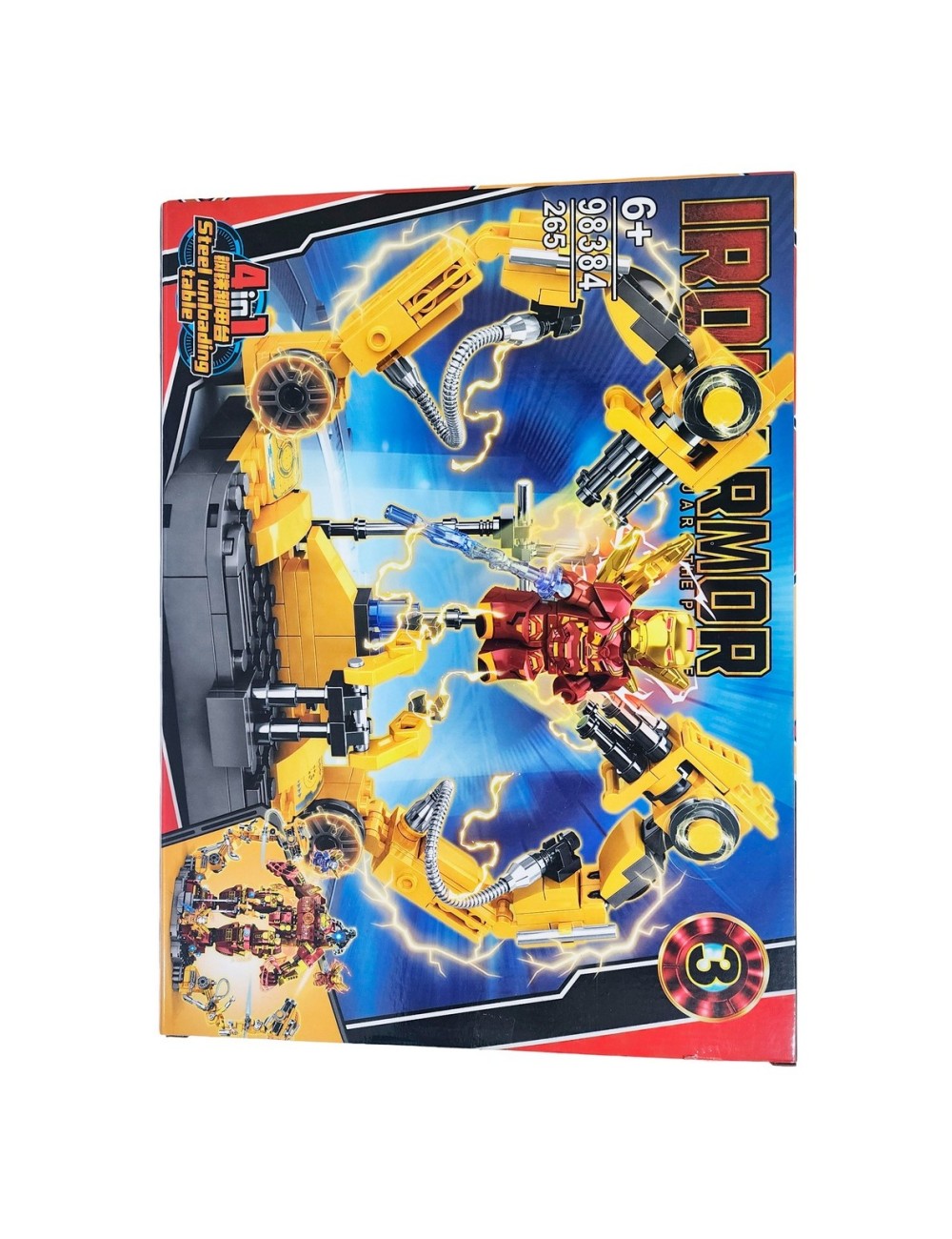 Super Heroe Robot Figura Armable Armatodo Interactivo