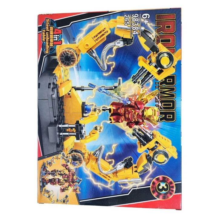 Super Heroe Robot Figura Armable Armatodo Interactivo